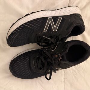New Balance Black and White Athletic Sneakers